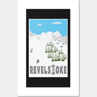 Revelstoke, B.C. Canada, Ski Poster Posters and Art